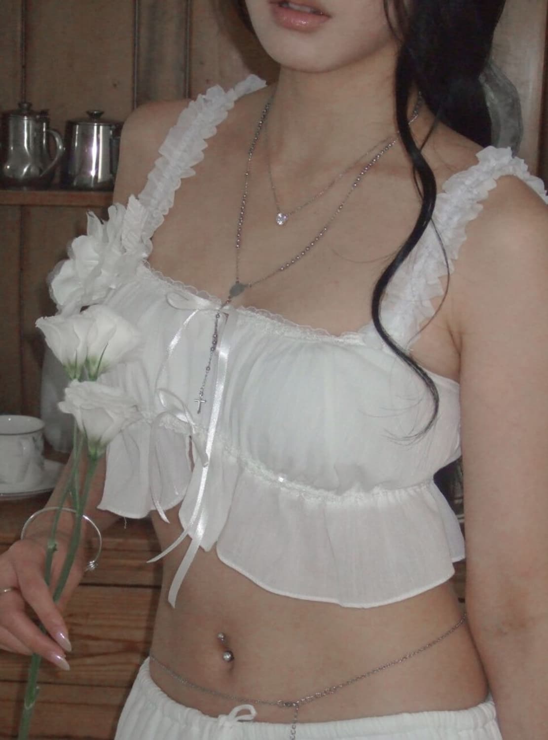 Lover's Ruffle Top 상품이미지4