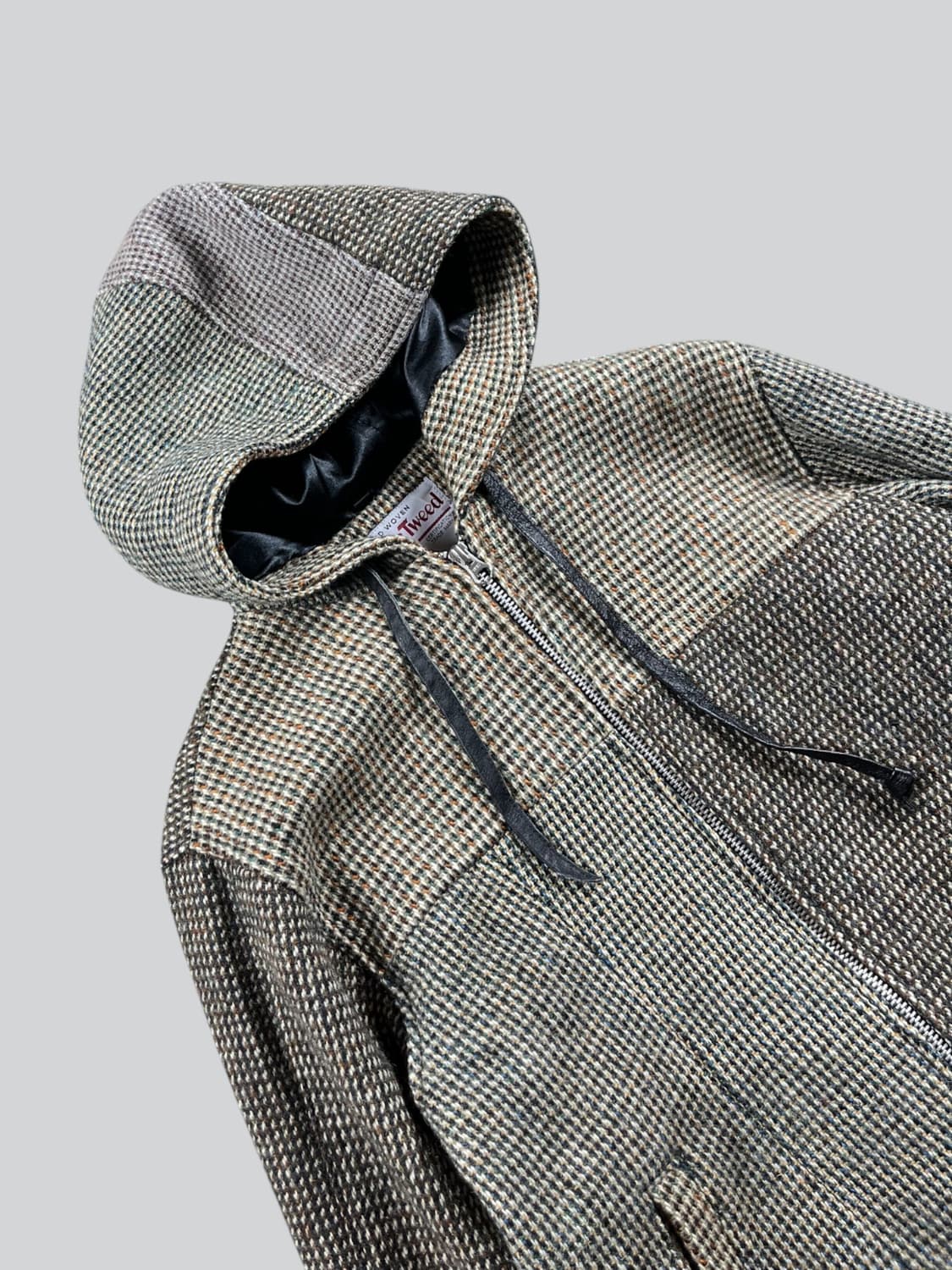 Harris Tweed 울 후드 자켓 상품이미지3