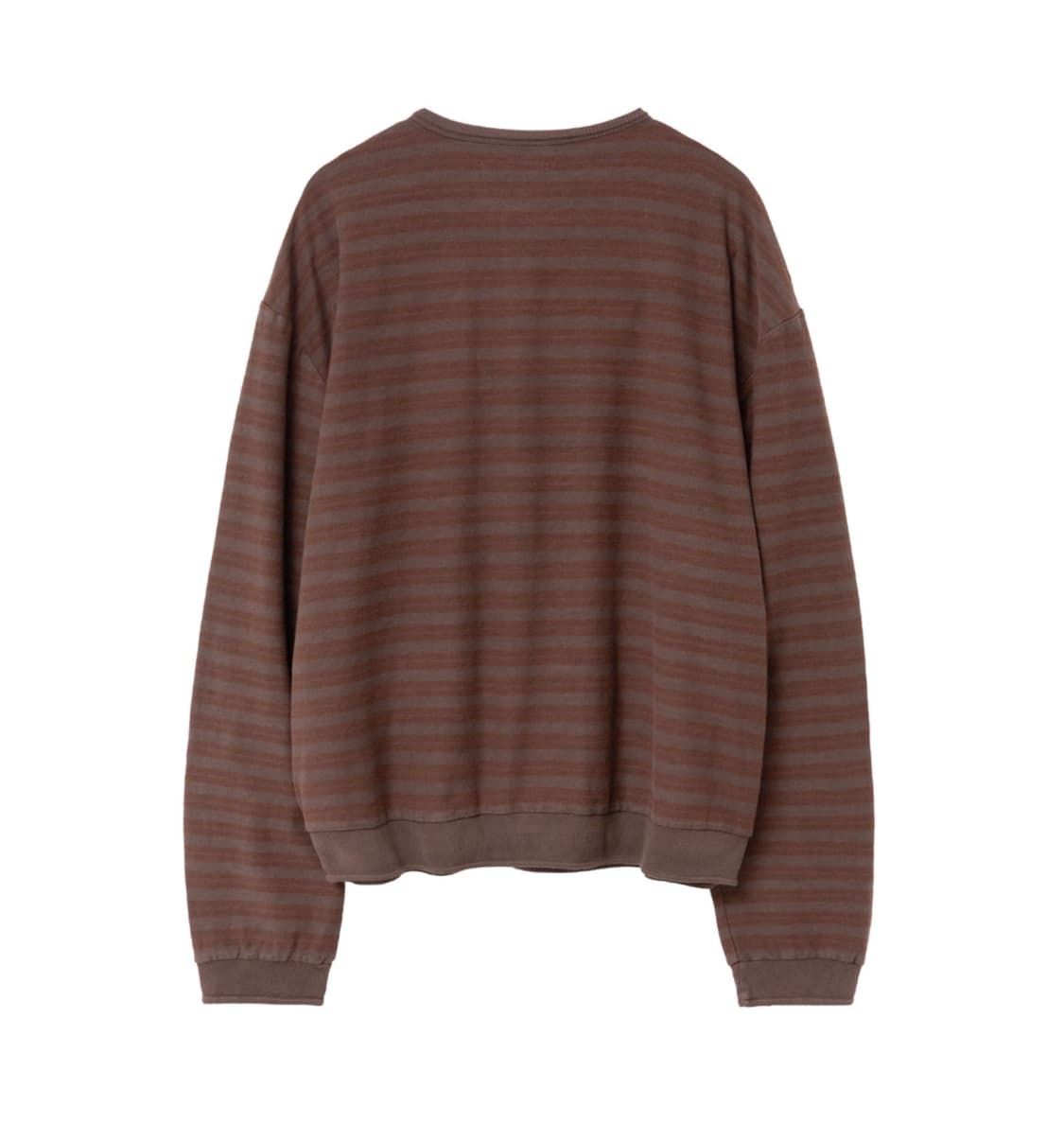 해칭룸 스트라이프 가디건 Brown Red 상품이미지2