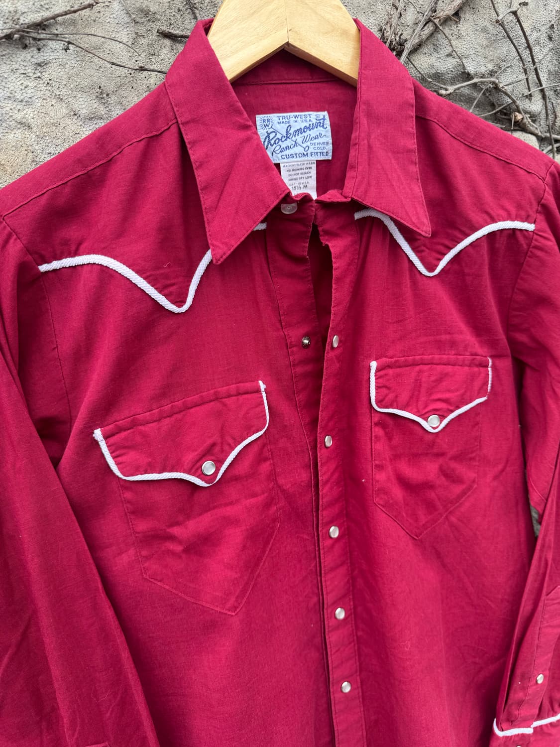 70~80s 락마운트 빈티지 요크라인 웨스턴 셔츠 m 상품이미지5