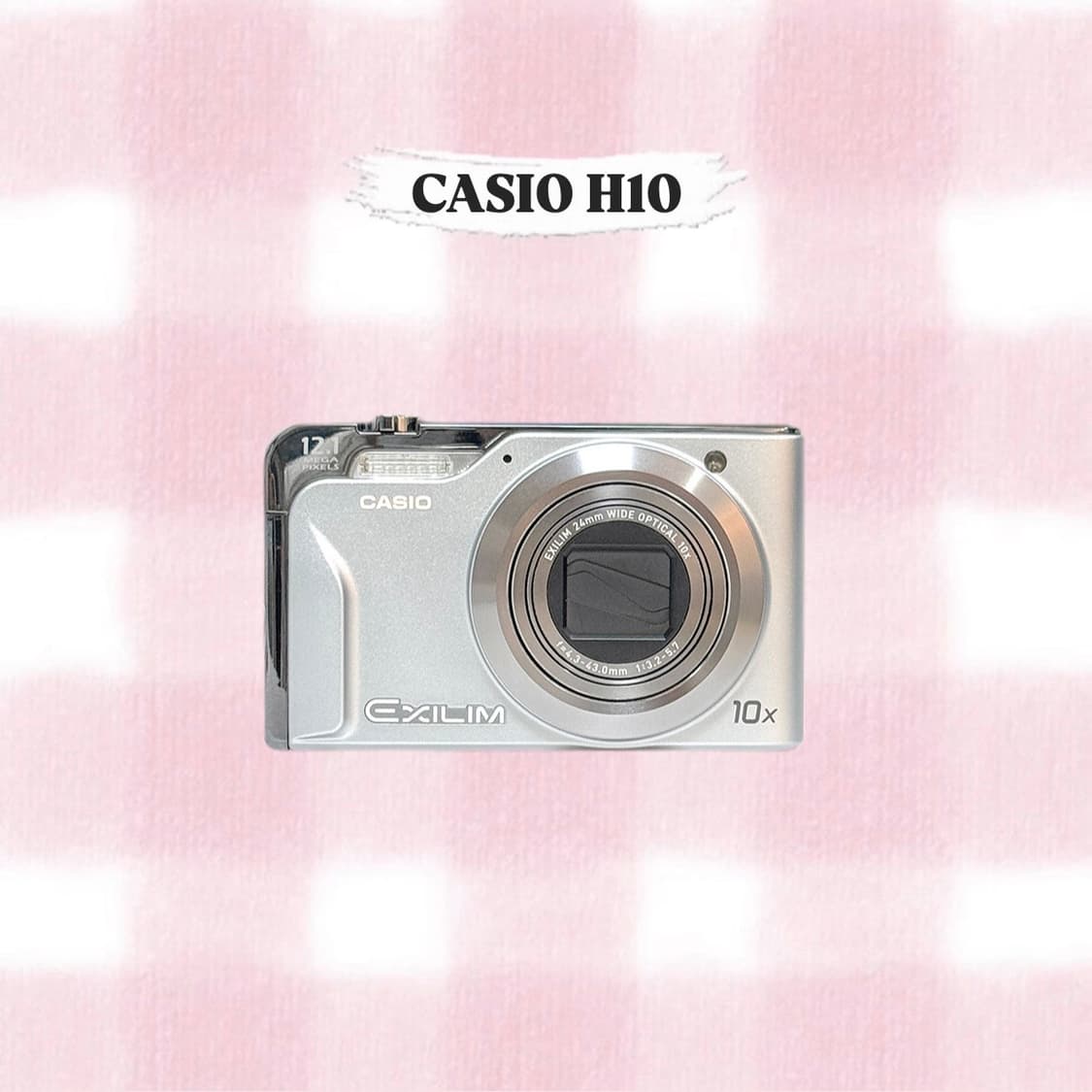 카시오 엑슬림 H10 실버 빈티지디카 상품이미지1