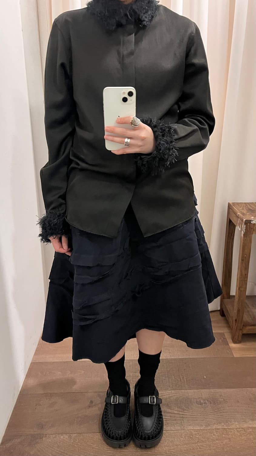 Polyester Fulling Ruffle Skirt 상품이미지2