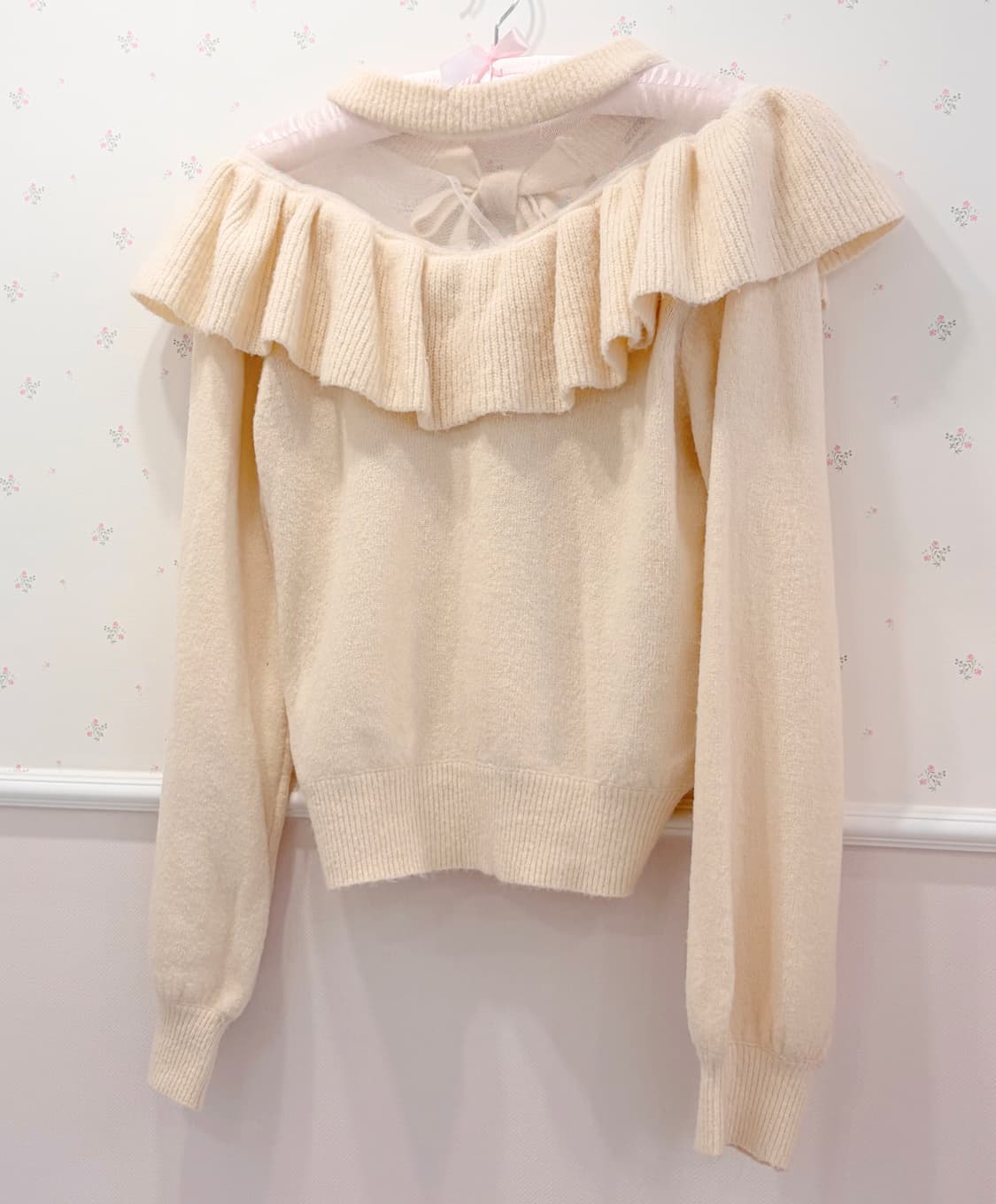 일본 빈티지 레이스 니트 히메갸루 상품이미지1