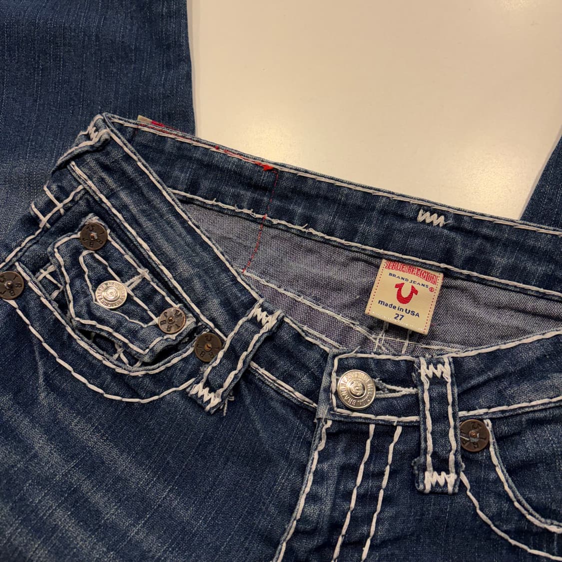 [27] 트루릴리젼 조이슈퍼티 부츠컷 데님 청바지 팬츠 C684 상품이미지7