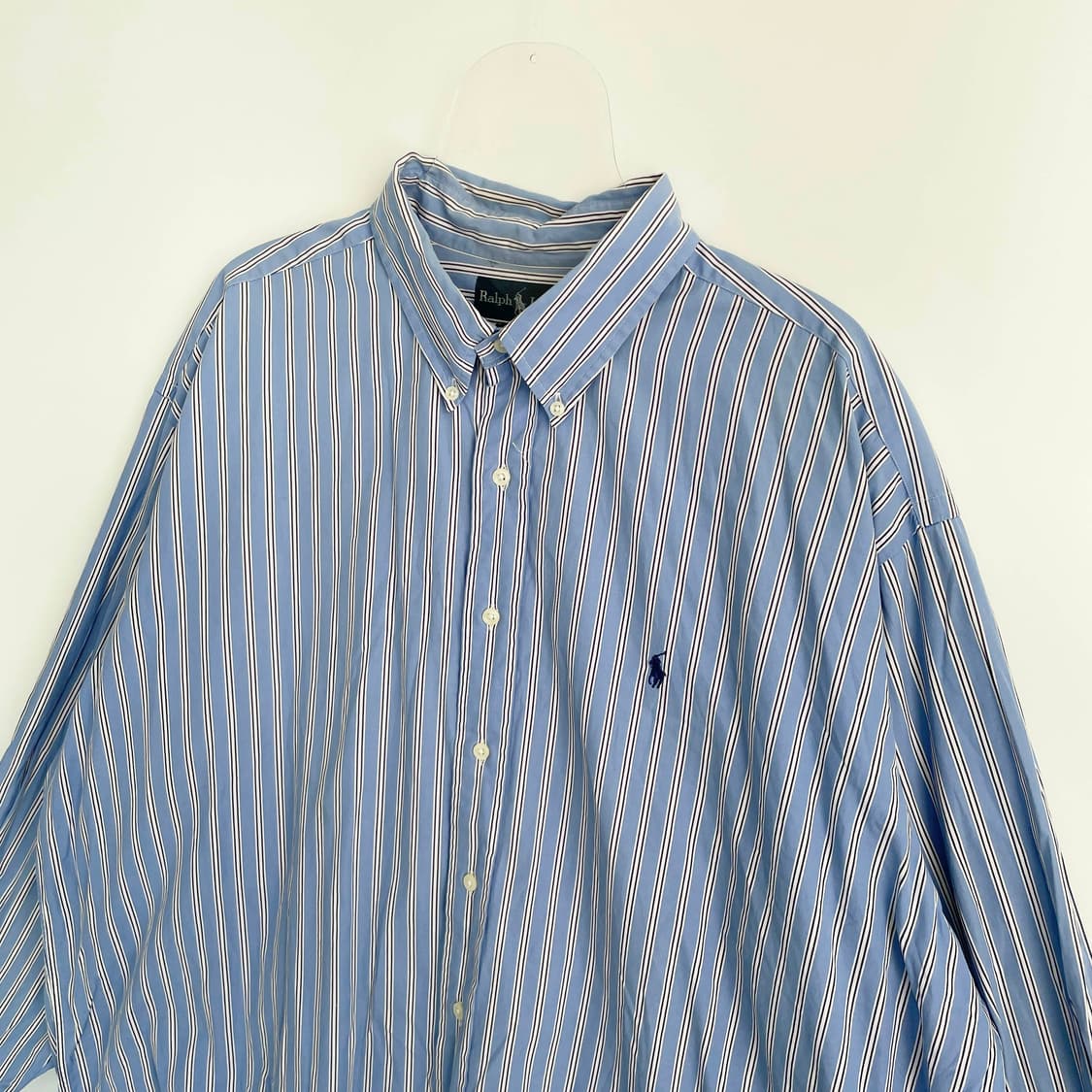 A2 폴로랄프로렌 블루 스트라이프 코튼 셔츠 115사이즈 상품이미지2