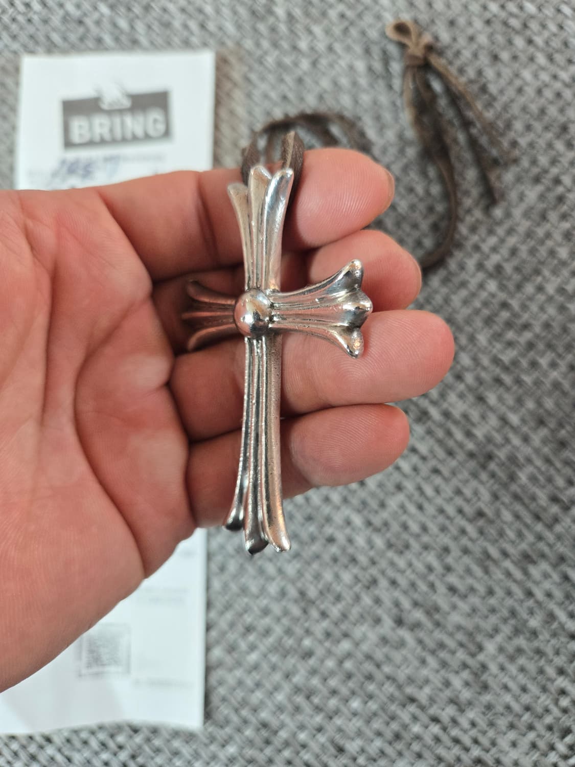 크롬하츠 라지 크로스 펜던트 상품이미지4