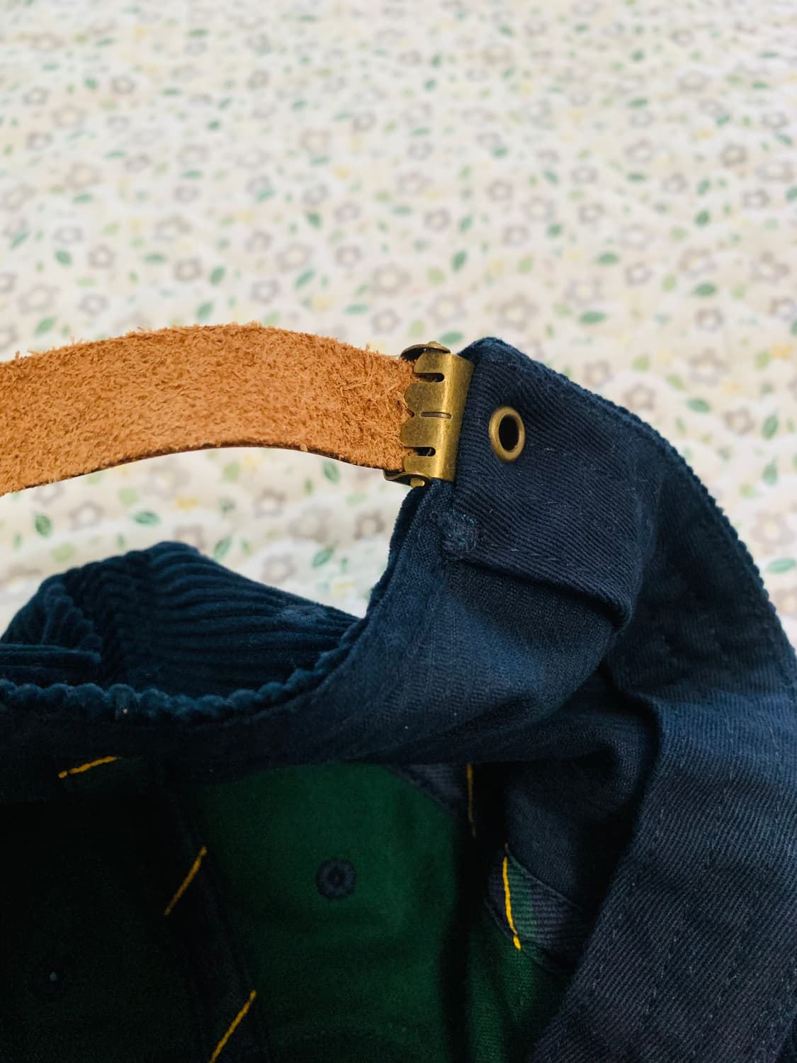 [FREE] 폴로 랄프로렌 로고 패치 코듀로이 볼 캡 네이비 상품이미지7