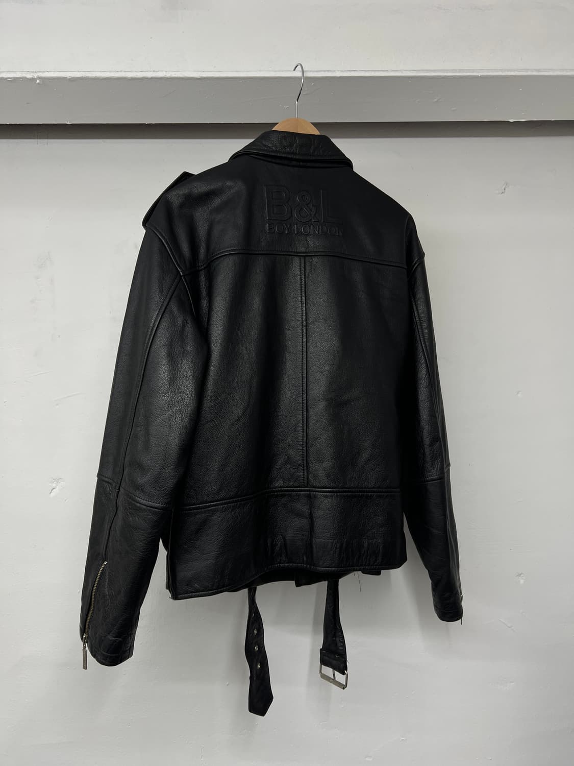 90s 보이런던 사선 라이더 자켓 상품이미지10