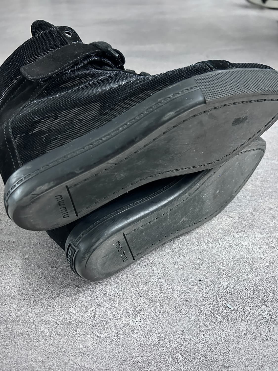 미우미우 세퀸 히든 웨지 스니커즈 상품이미지7