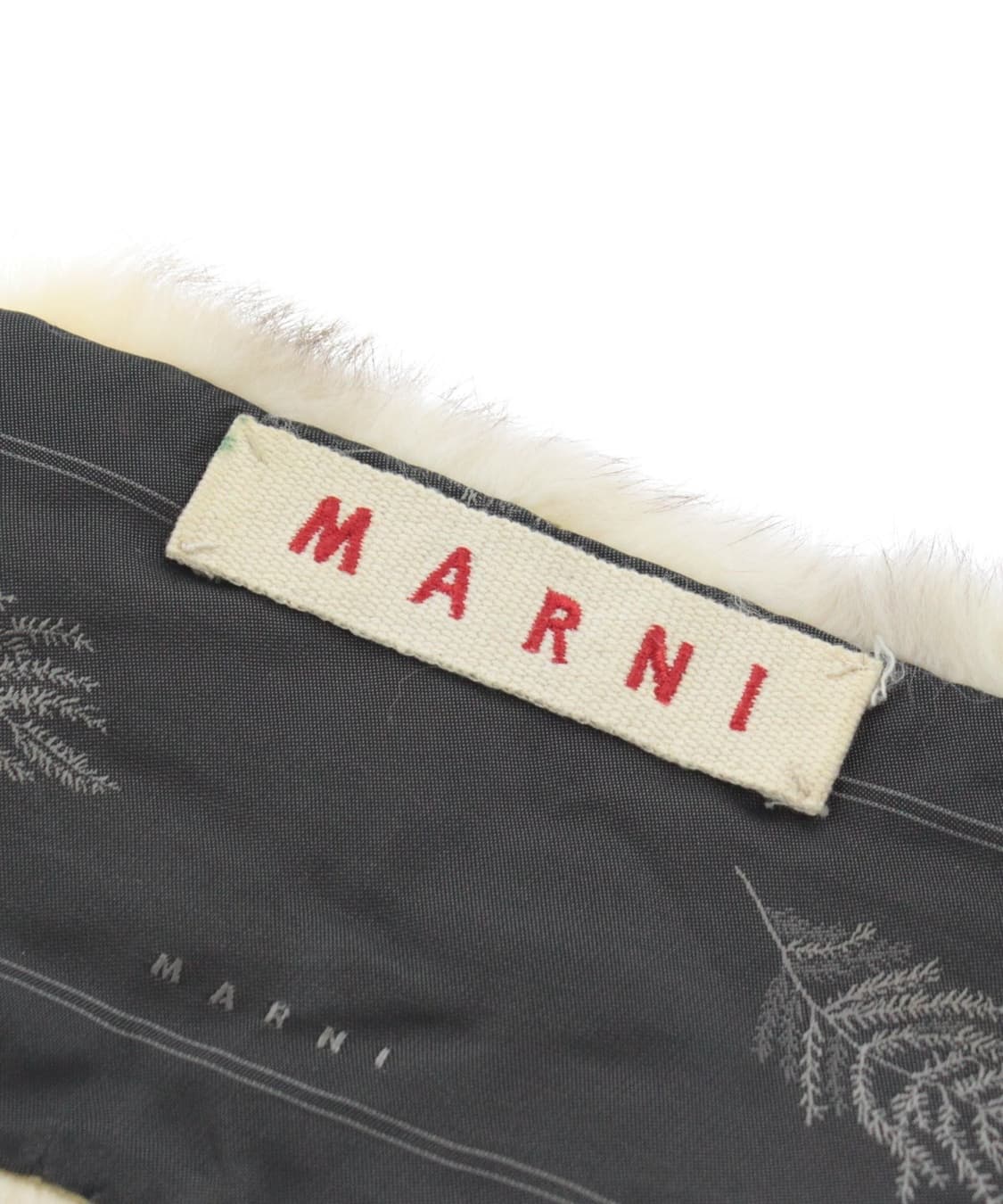 MARNI 마르니 쇼라인 타구아넛 라쿤퍼 콤비 머플러 목걸이 상품이미지9