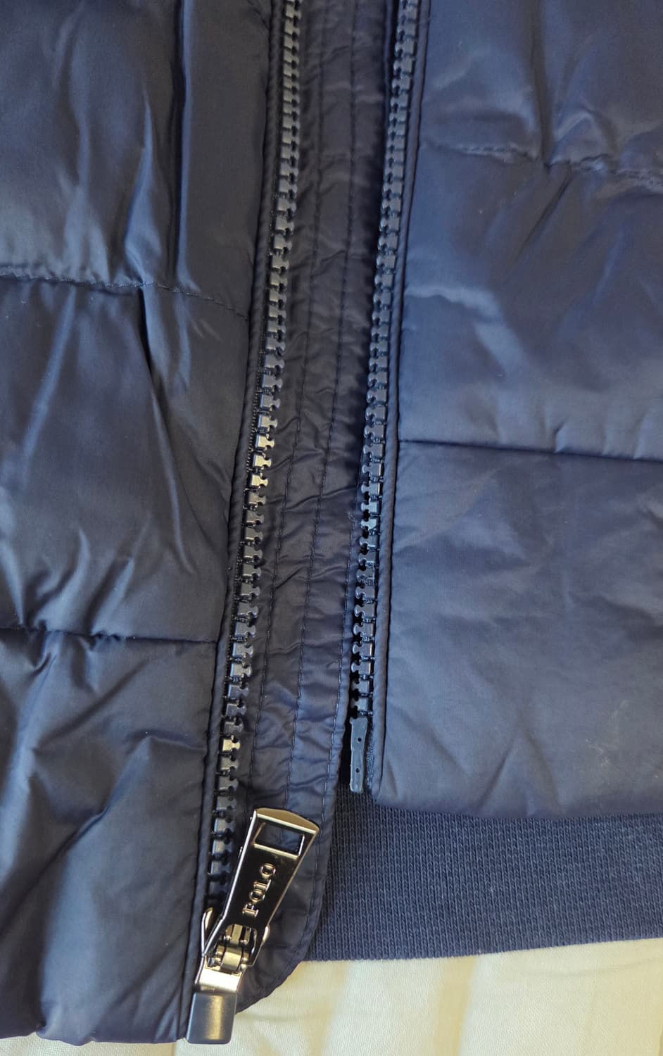 폴로랄프로렌 하이브리드 더블니트 패딩 자켓 L 상품이미지9