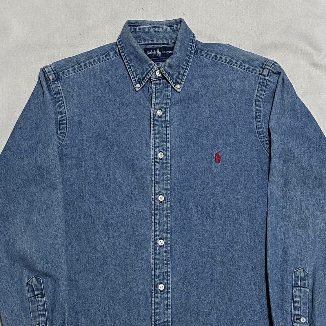 S 폴로랄프로렌 청 데님 셔츠 상품이미지1