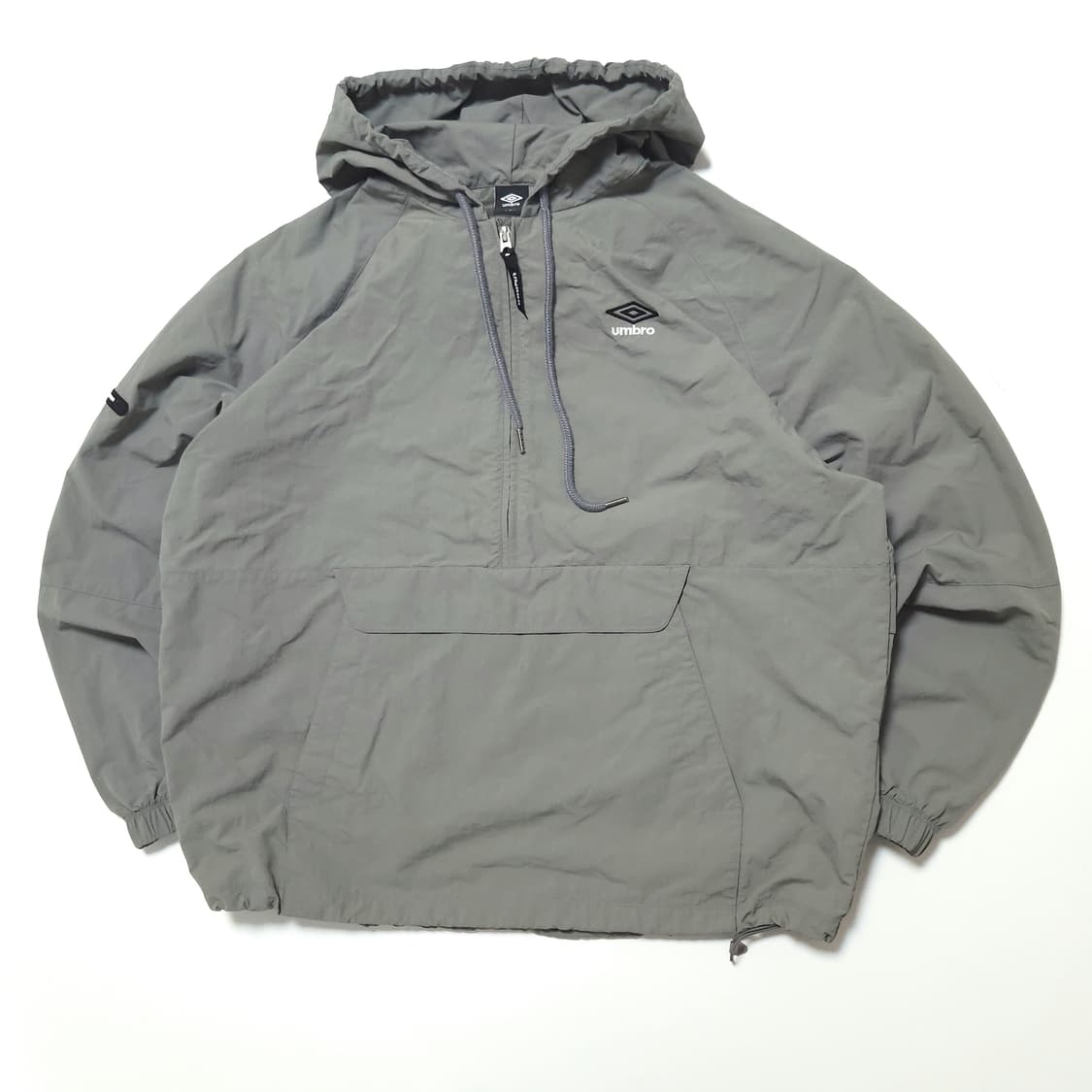 엄브로 클래식 후드 아노락 바람막이 그레이카키 상품이미지1