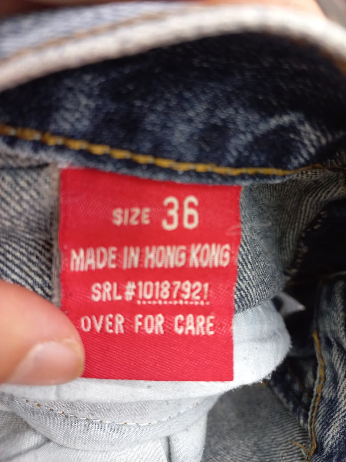AW JEANS 남성 청바지 36인치 상품이미지5