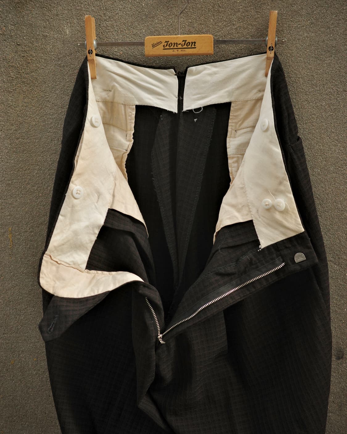 50‘s 빈티지 레이온 자카드 테일러 와이드 슬랙스 상품이미지7