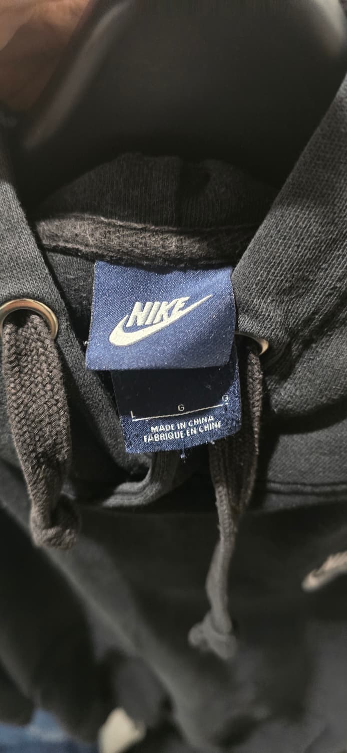 나이키 기본 블랙 후드티 L 상품이미지3