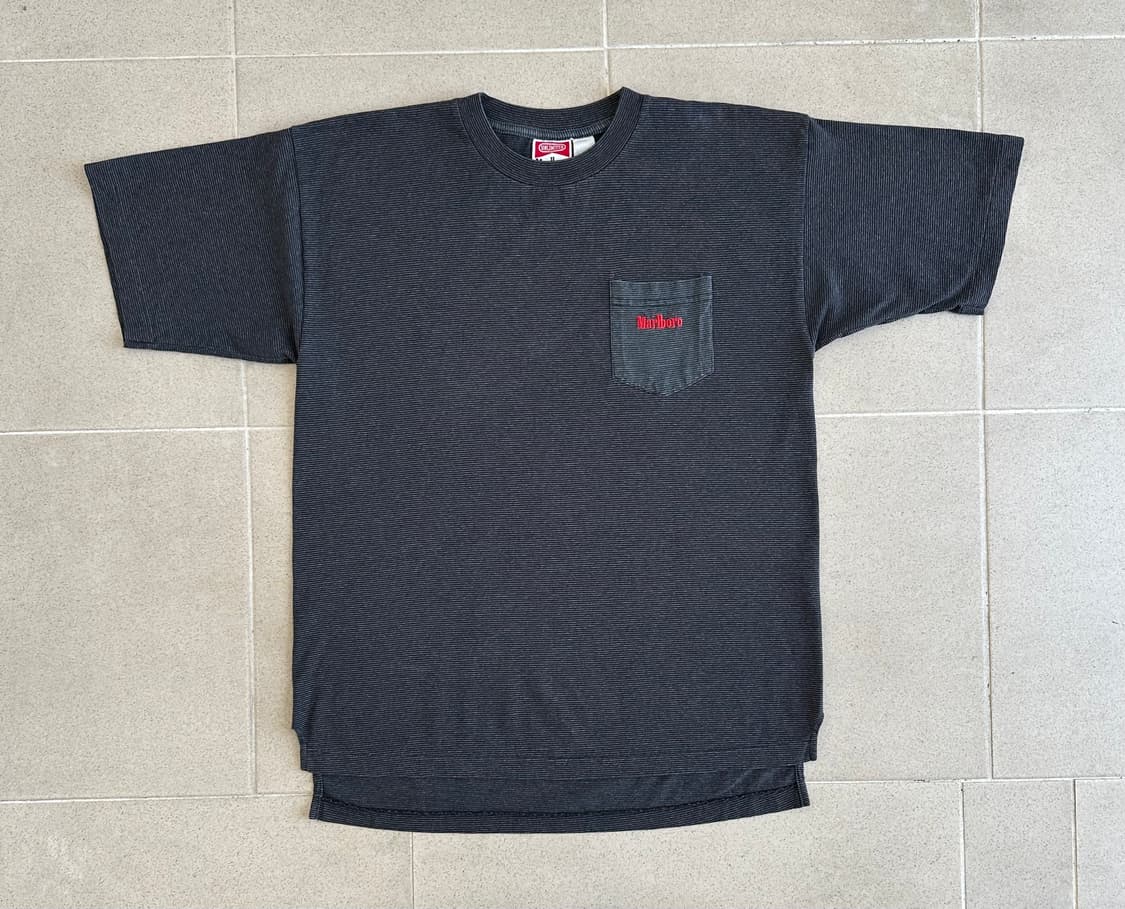 90s 빈티지 말보루 티셔츠 스트라이프 상품이미지1