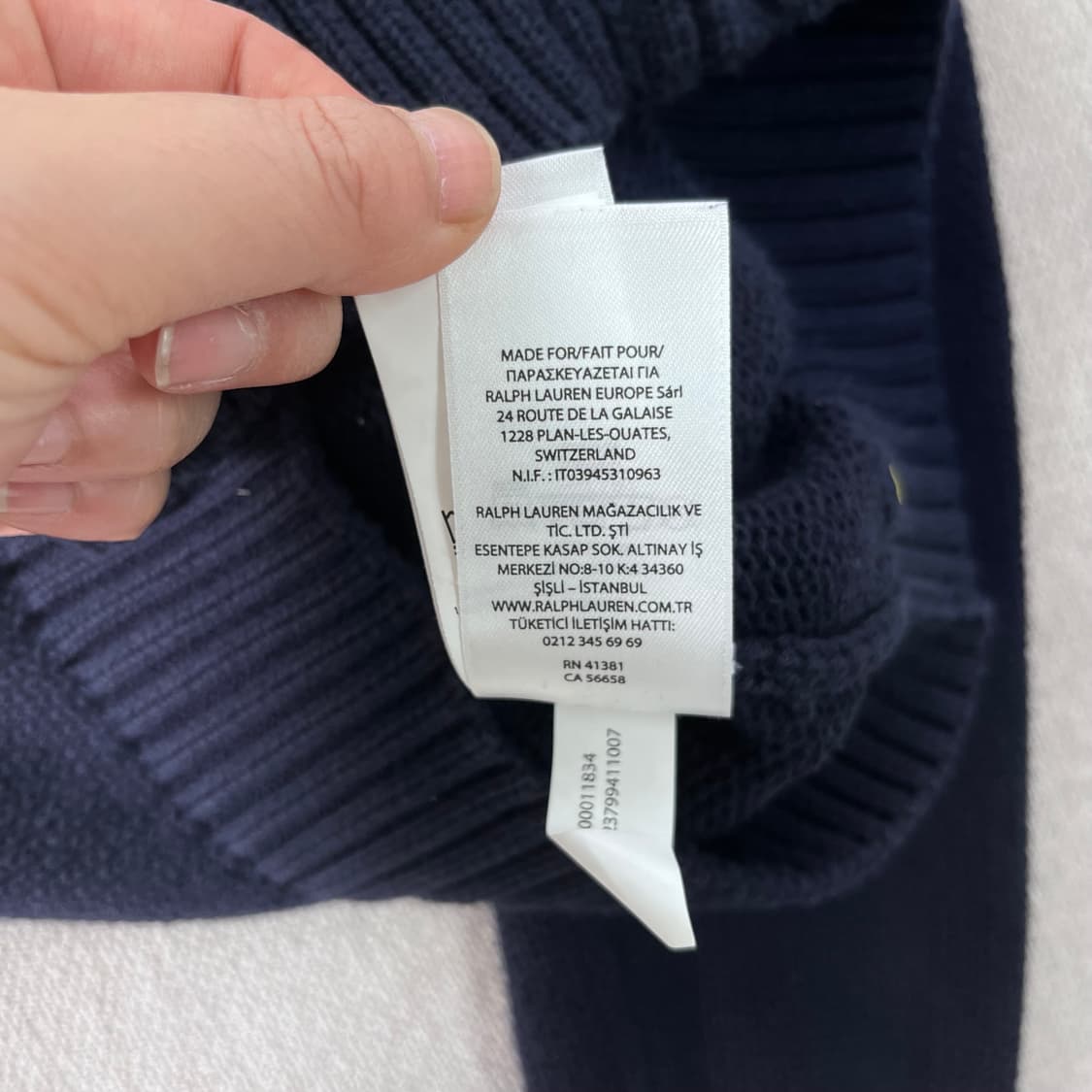 95 폴로 랄프로렌 스몰포니 니트 집업 상품이미지8