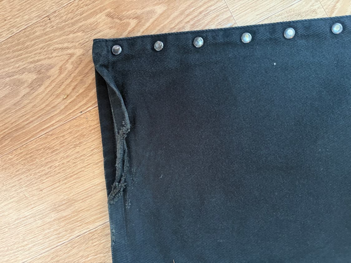 준야 X 꼼데 스터드 블랙 팬츠 L 사이즈 판매합니다.  상품이미지6