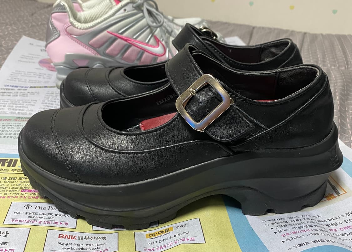 야세 카우하이드 플랫폼 메리제인 230 상품이미지3