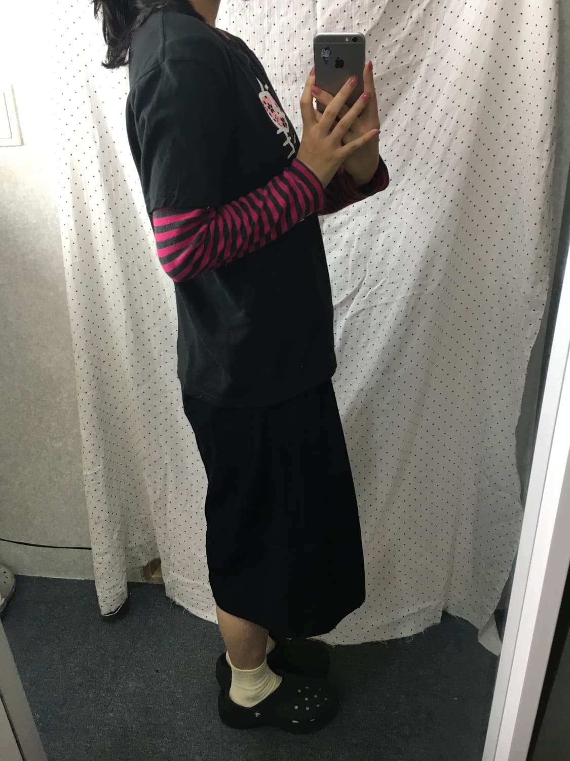 블랙 키티 반소매 티셔츠 상품이미지4