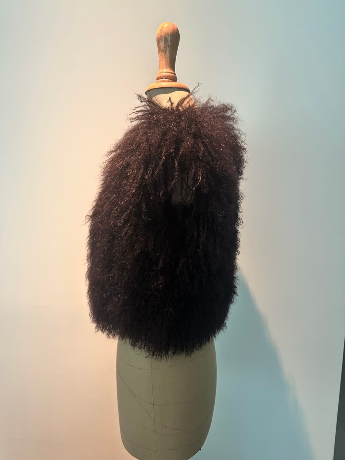 Mariuccia 몽골리안 양털 퍼 베스트 상품이미지2