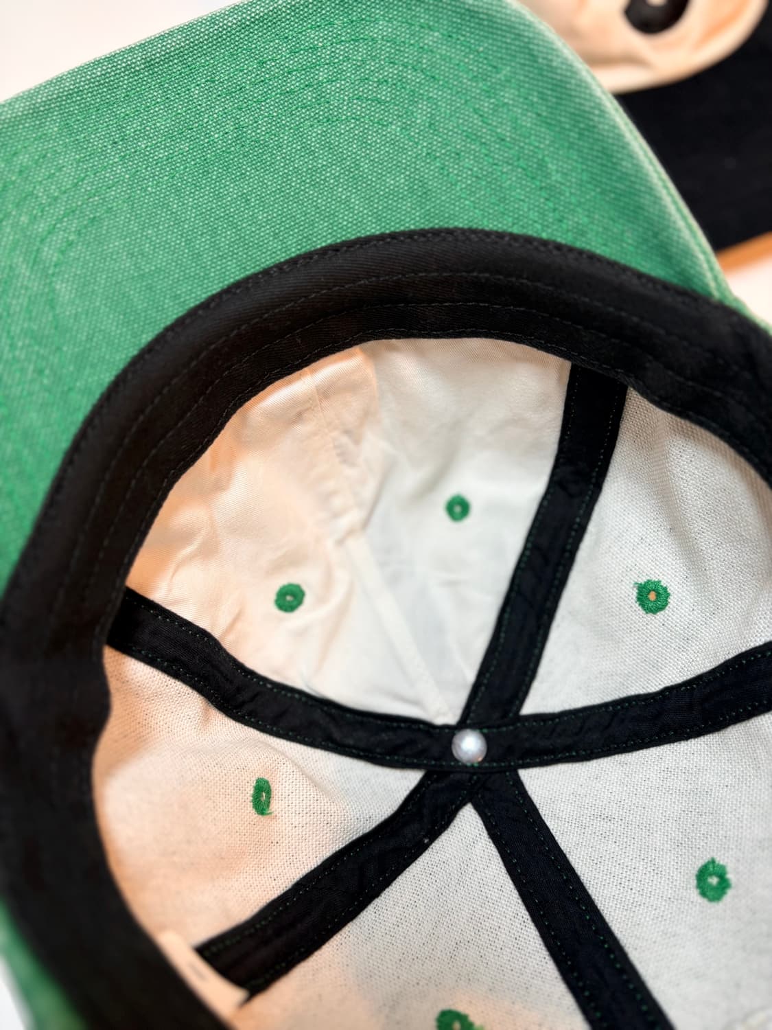 슈프림 피그먼트 S 로고 6-패널 그린 - 24FW 상품이미지6