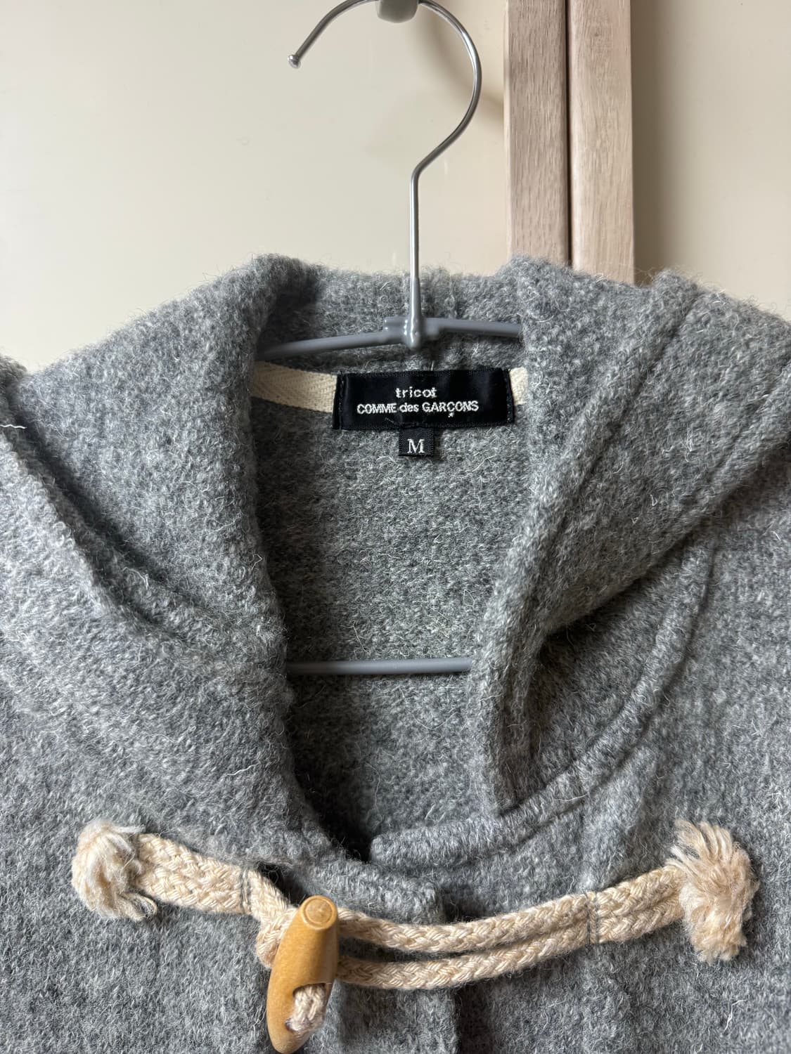 (M) Comme des Garcons wool hoodie coat 상품이미지3