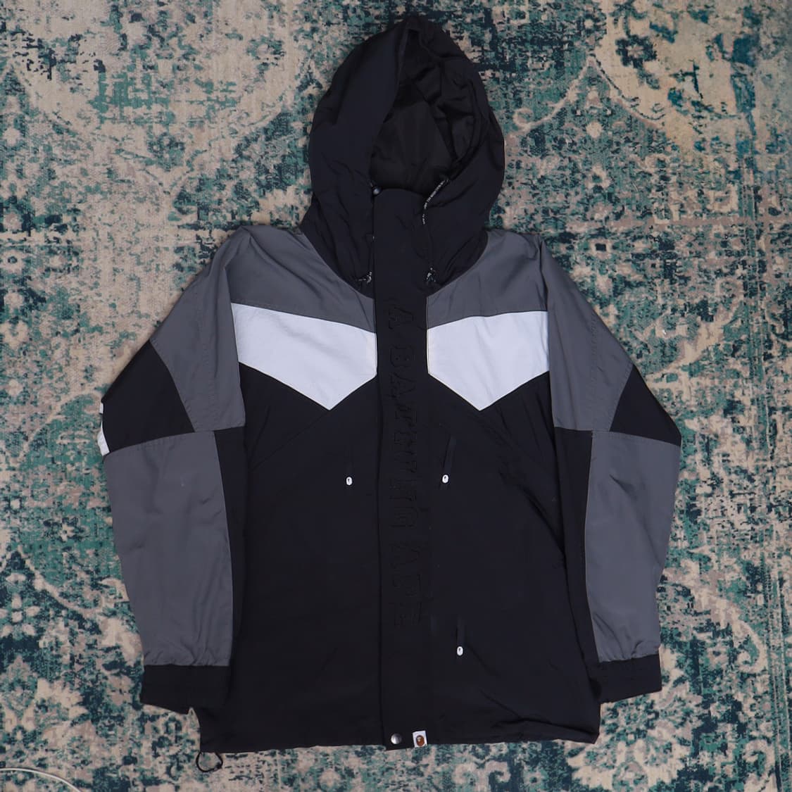 Bape 베이프 20SS 컬러 블락 스노우보드 자켓 바람막이 XL 상품이미지1