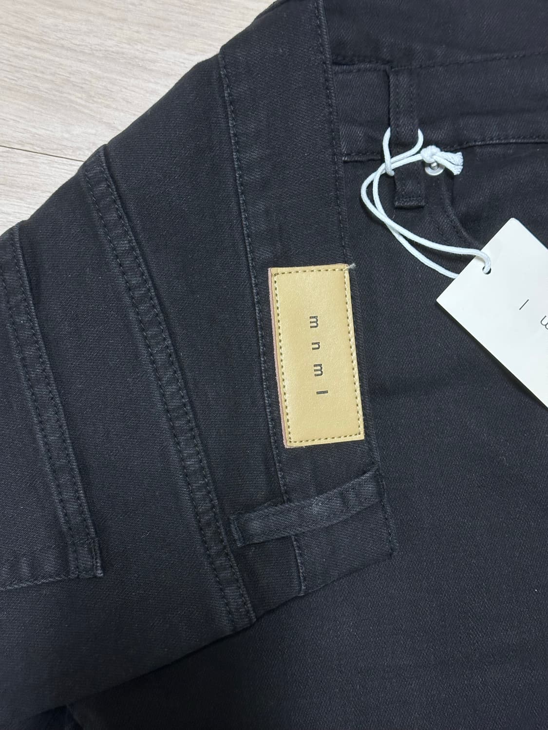 MNML 슬림 플레어 데님 팬츠 블랙 34 상품이미지3