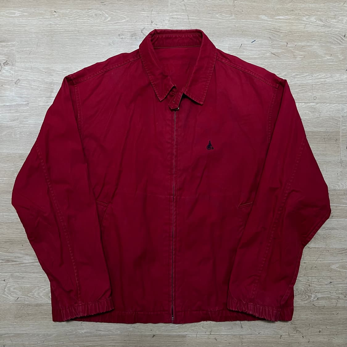 빈폴 스포츠 자수로고 코튼 카라 워크자켓 [버건디] L/100 상품이미지1