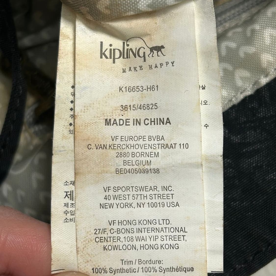 키플링 칼라리사 크로스 토트백 블랙 상품이미지7