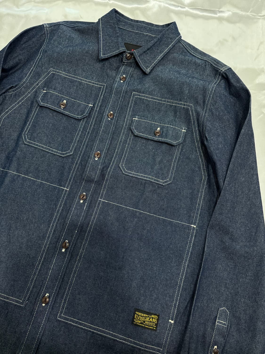 Evisu(에비수) 데님 셔츠 자켓 (105/실사이즈100) 상품이미지1