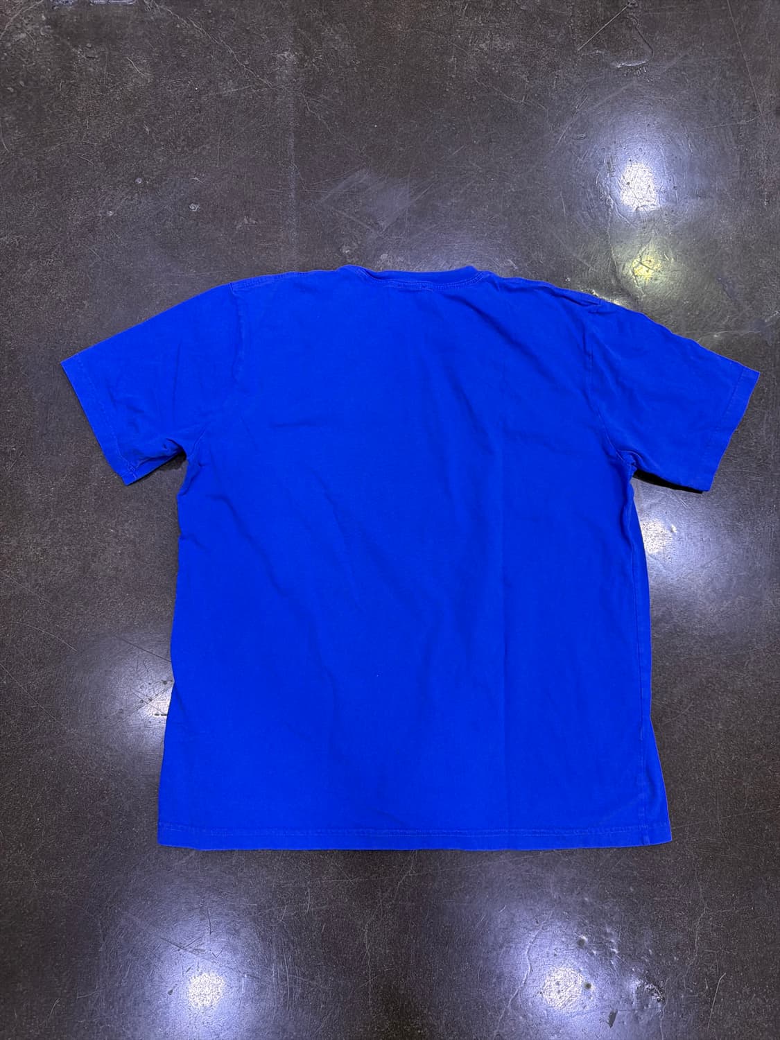 디젤 BRA 프린팅 빈티지 워싱 블루 반팔 티셔츠 XL 상품이미지2