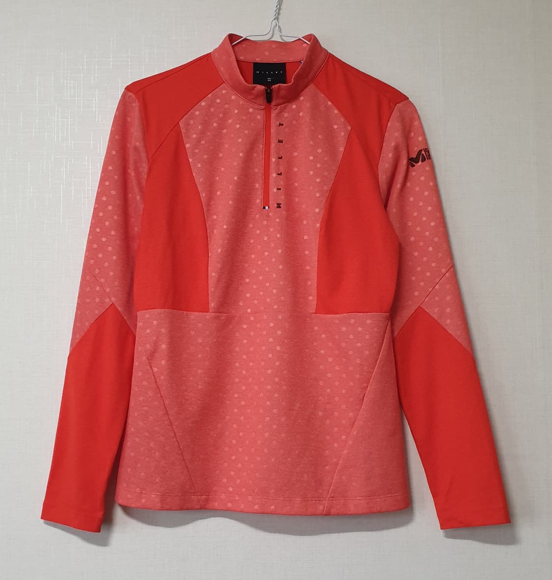 밀레 여성 반집업 긴팔티 90사이즈 상품이미지1