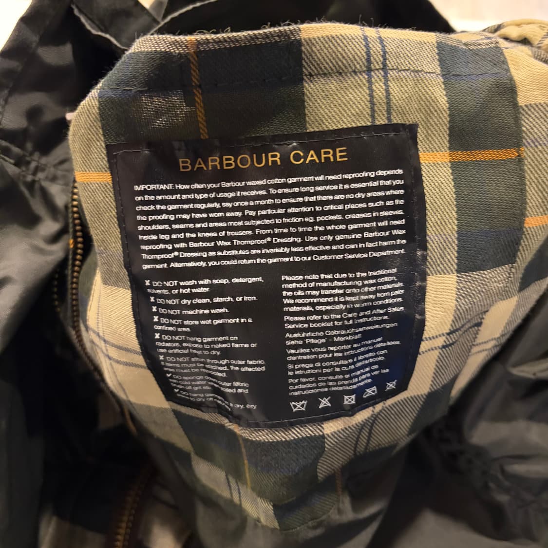 [38/97] 21ss 바버 비데일 왁스 자켓 올리브 그린 C522 상품이미지9