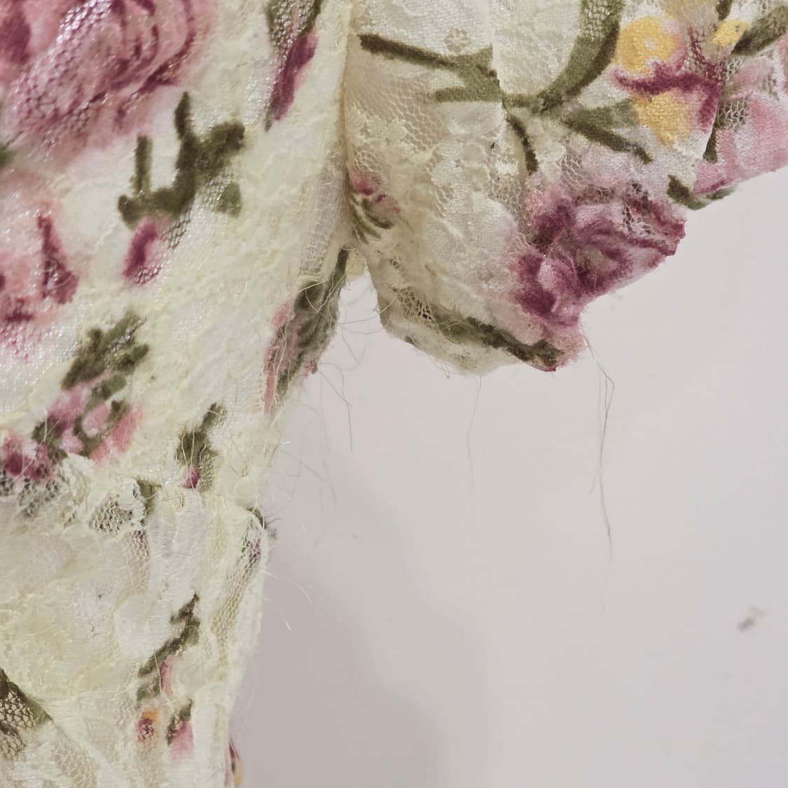 핀터깔 플라워 레이스 모리걸st 로맨틱 퍼프블라우스 상품이미지7