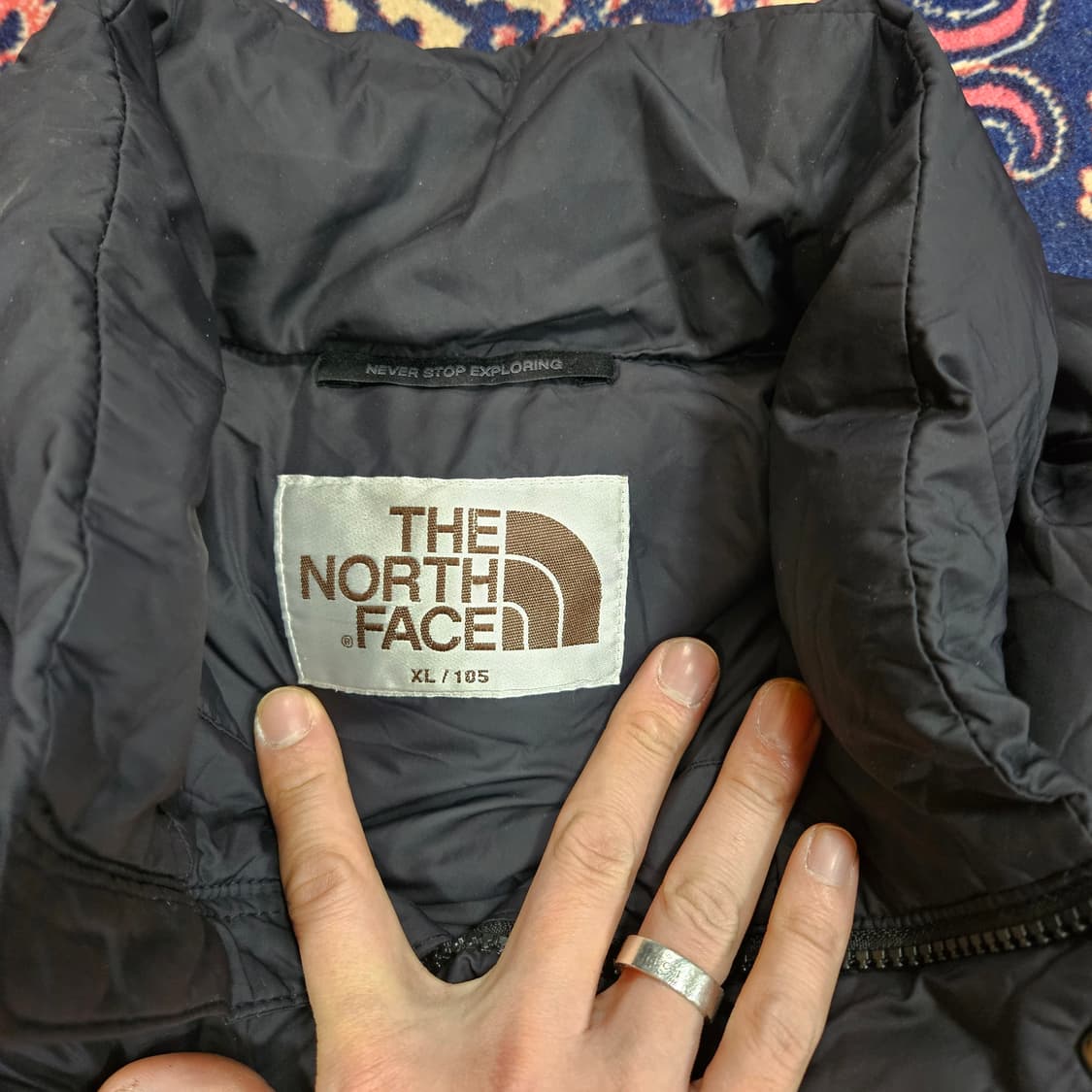 노스페이스 화이트라벨 리버톤 온볼 패딩 XL size 상품이미지5