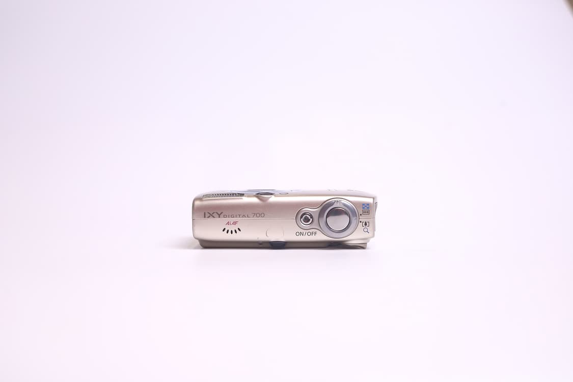 캐논 익시 700(익서스 750 일본 모델) 샴페인 골드(액정 열화) 상품이미지5