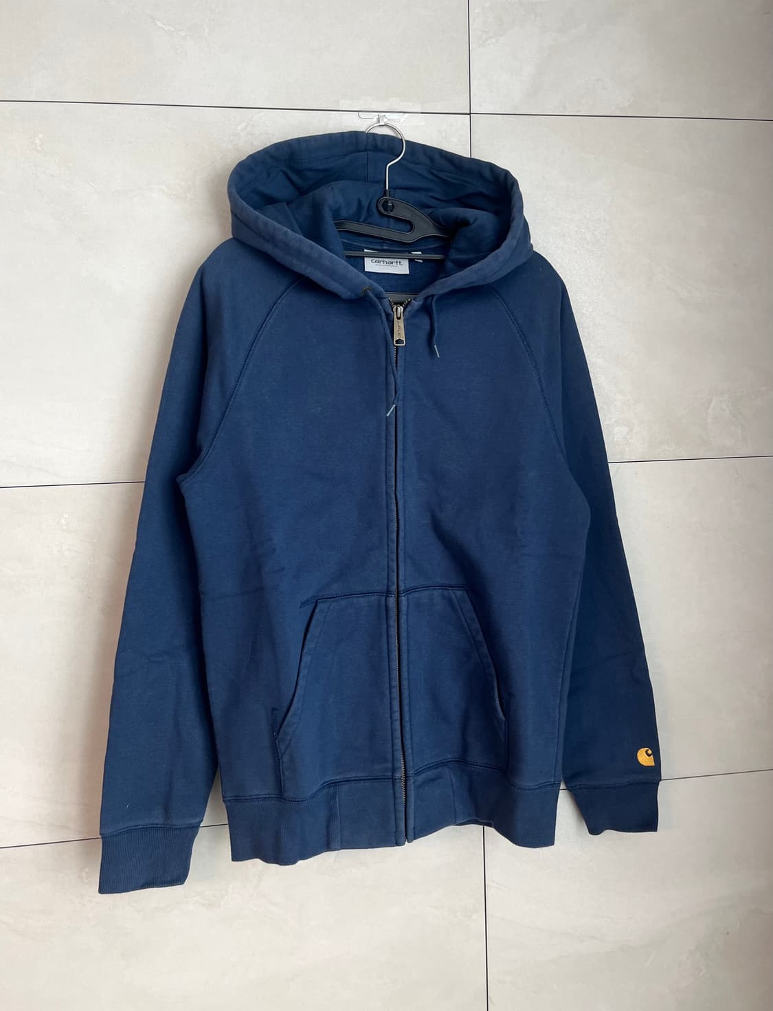 칼하트 네이비 후드 집업 [S] 상품이미지2