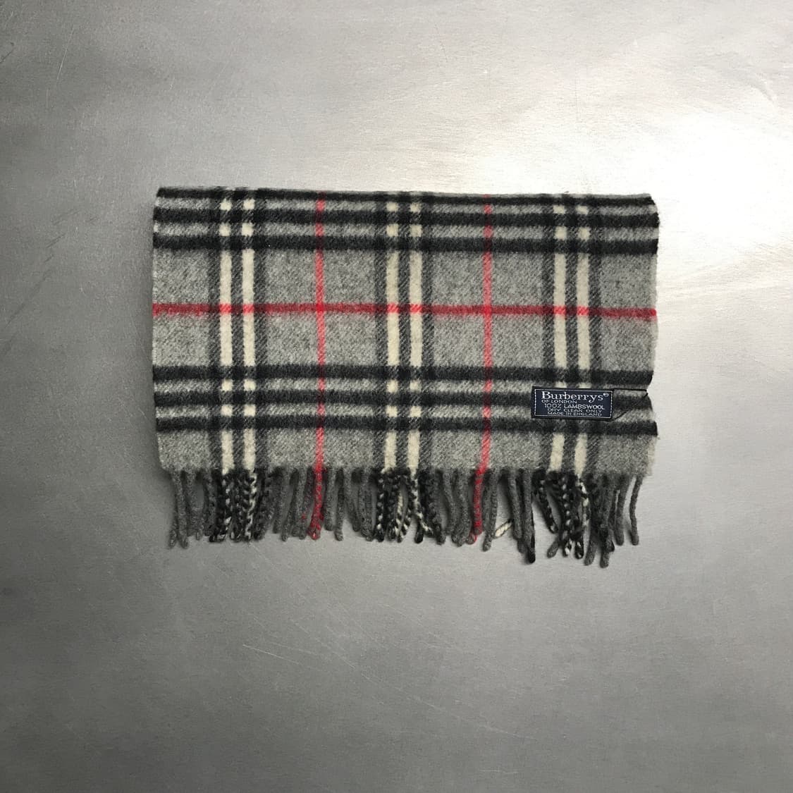 버버리 정품 램스울 머플러 그레이 상품이미지2