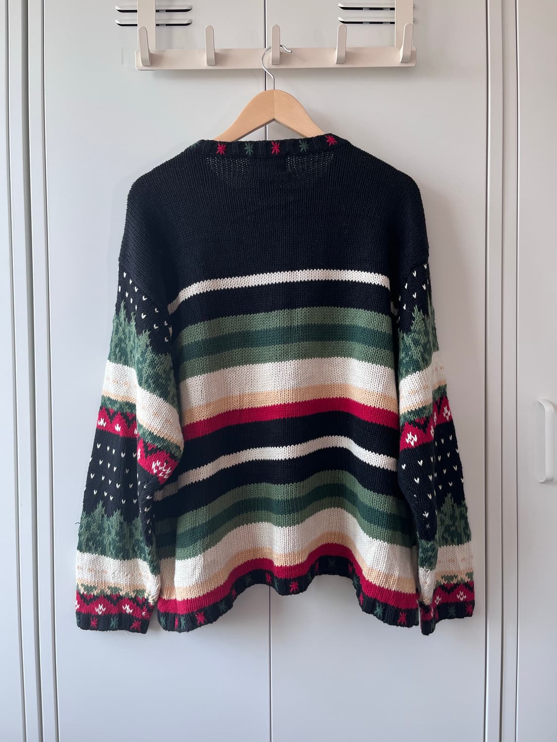 Heirloom collection 크리스마스 풍경 니트 가디건  상품이미지10