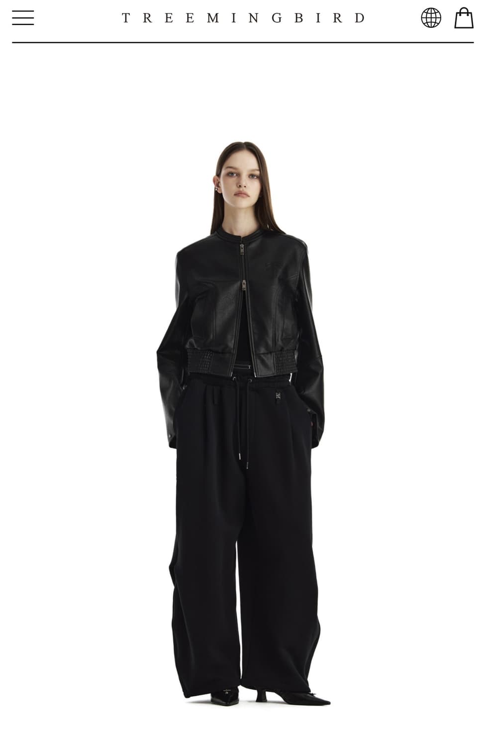 트리밍버드 가죽자켓 상품이미지3