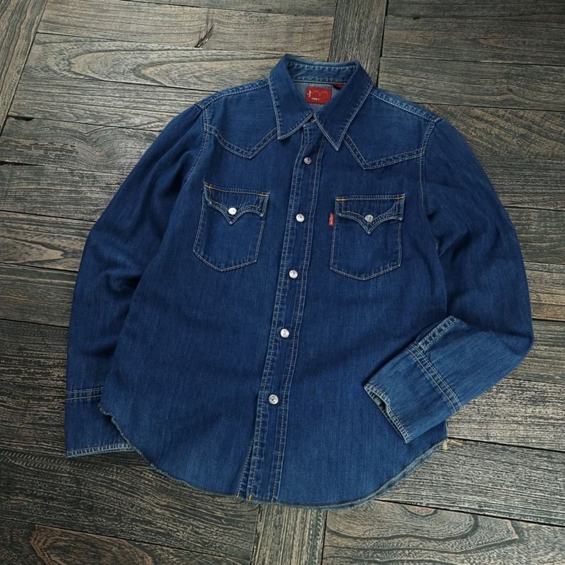 [리바이스] 타입원 웨스턴 데님 셔츠 M18571 상품이미지1