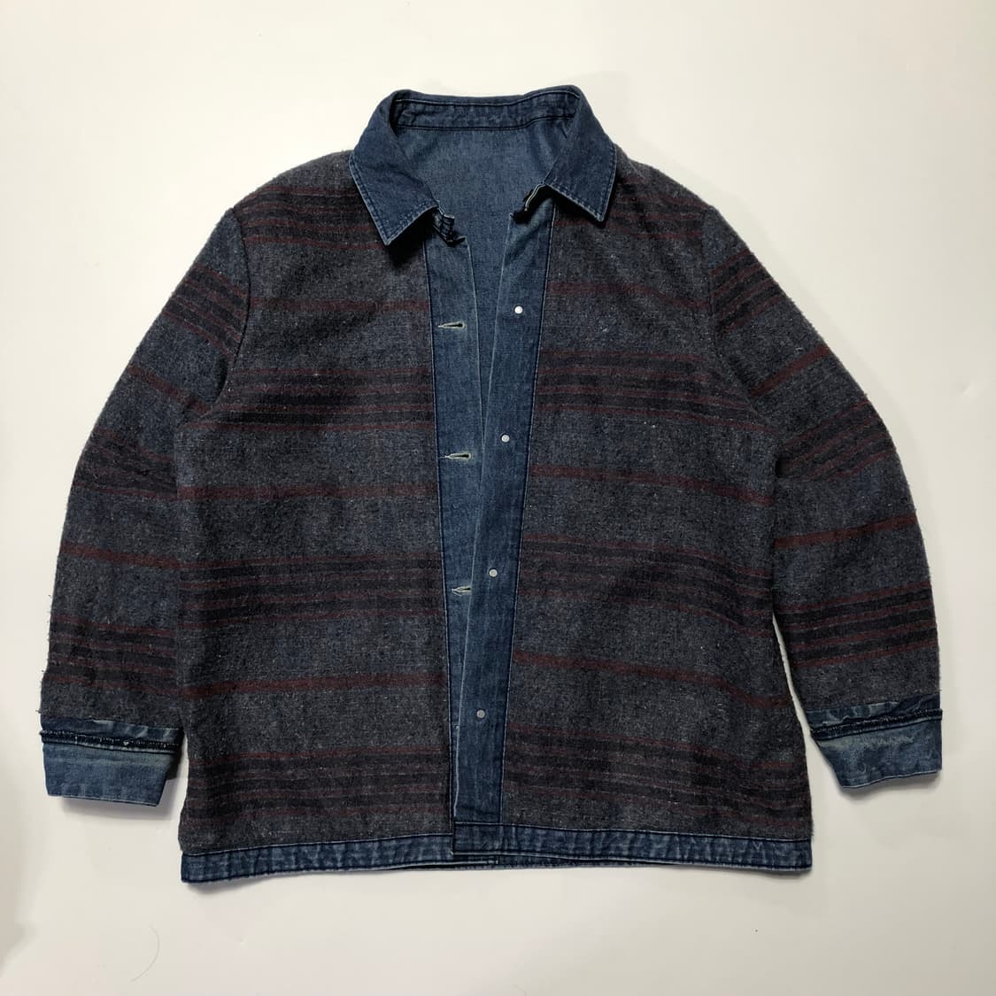 80s 랭글러 BIG BEN Made in U.S.A 데님 초어 자켓 상품이미지2