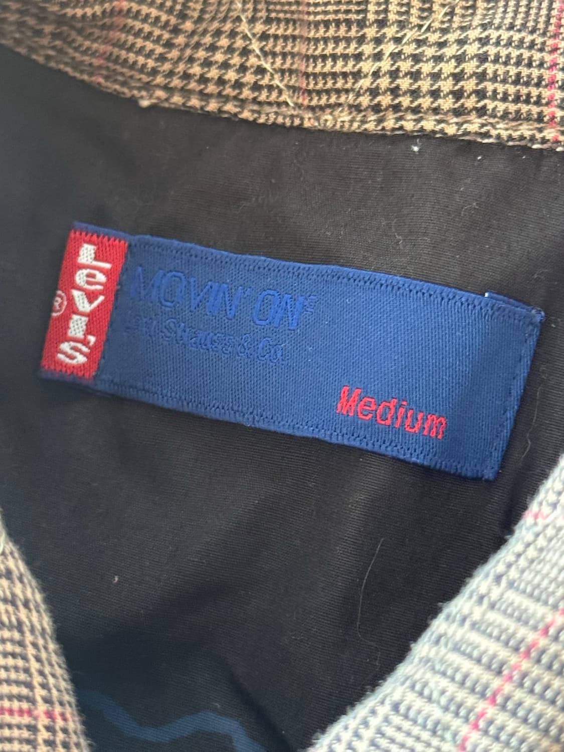 리바이스 체크 트러커 자켓 판매해요 상품이미지3