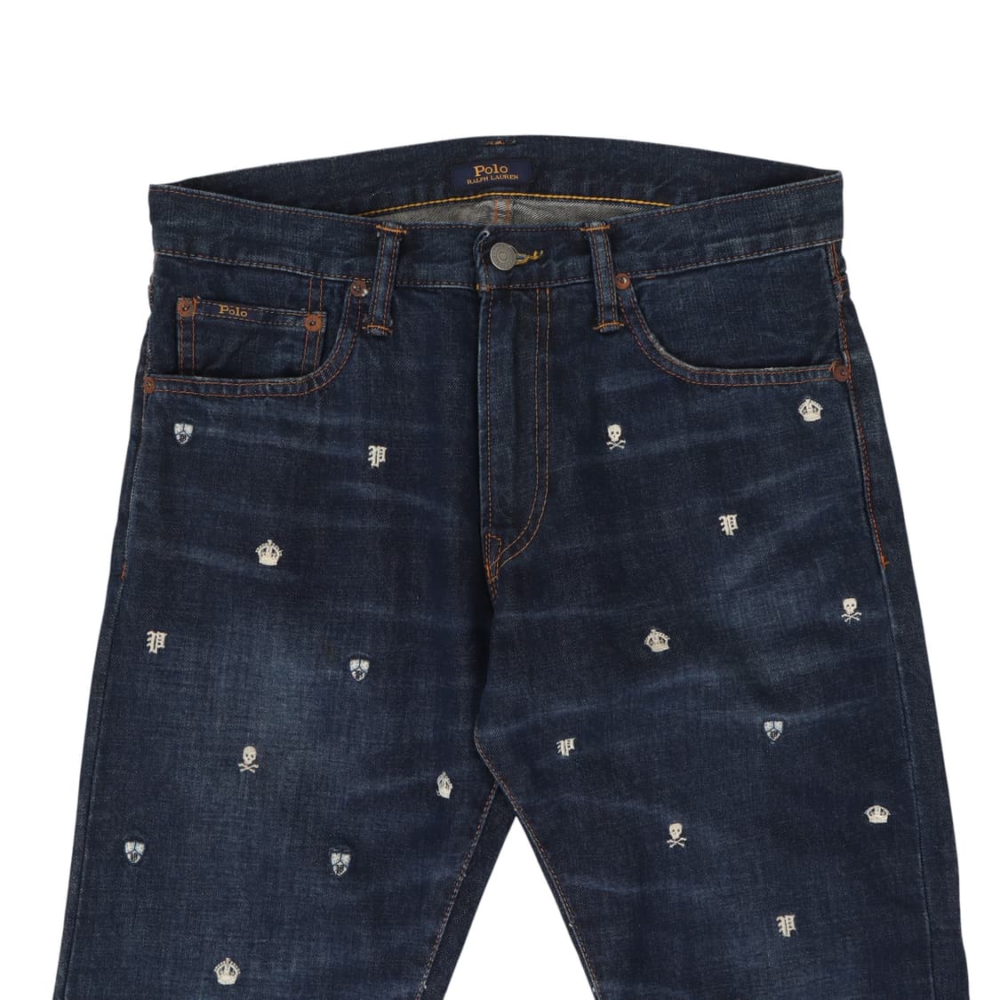 폴로 랄프로렌 해골 자수 데님팬츠 상품이미지2