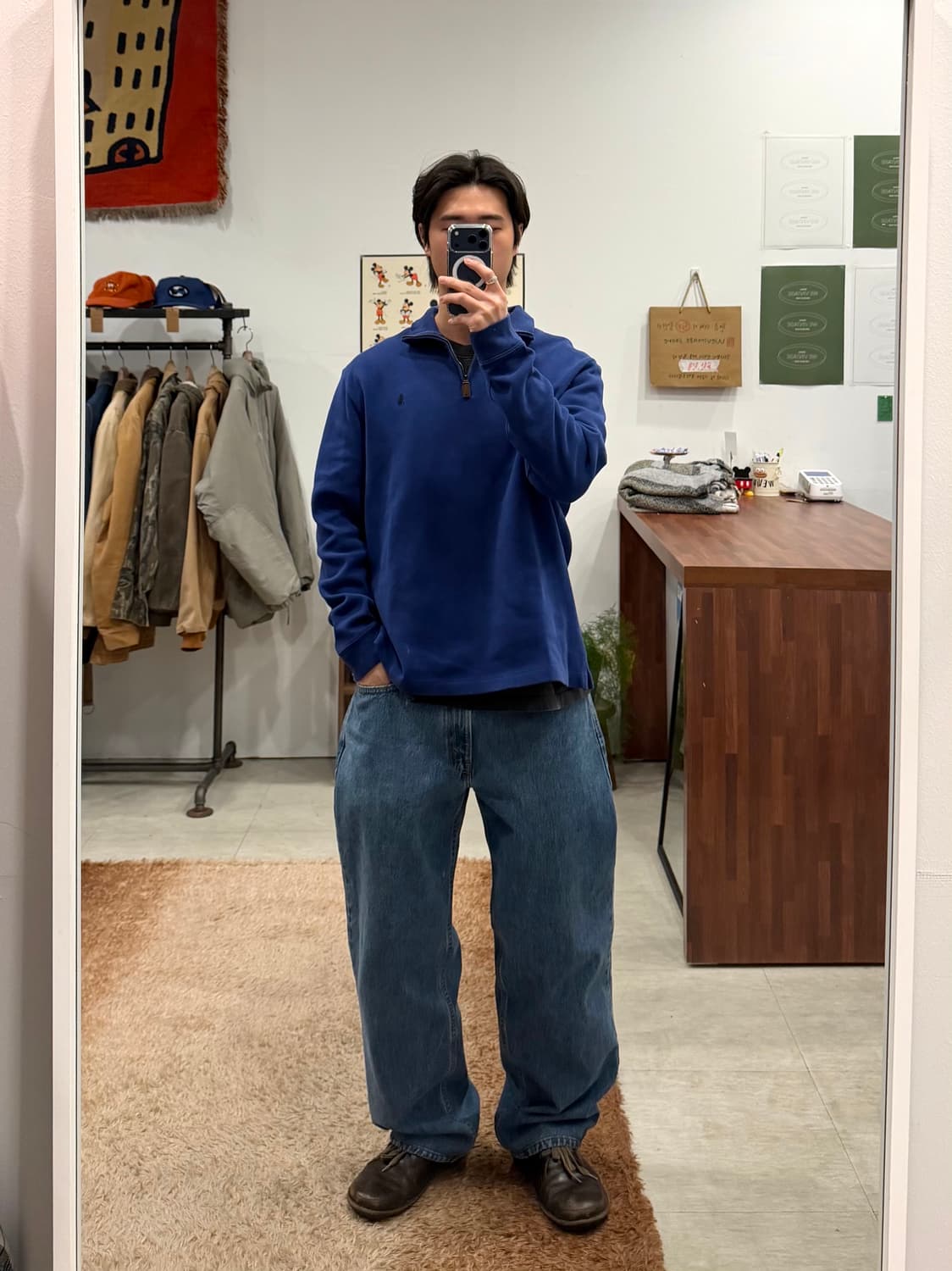 Polo ralph lauren 폴로 랄프로렌 하프넥 쿼터 집업 니트 상품이미지2