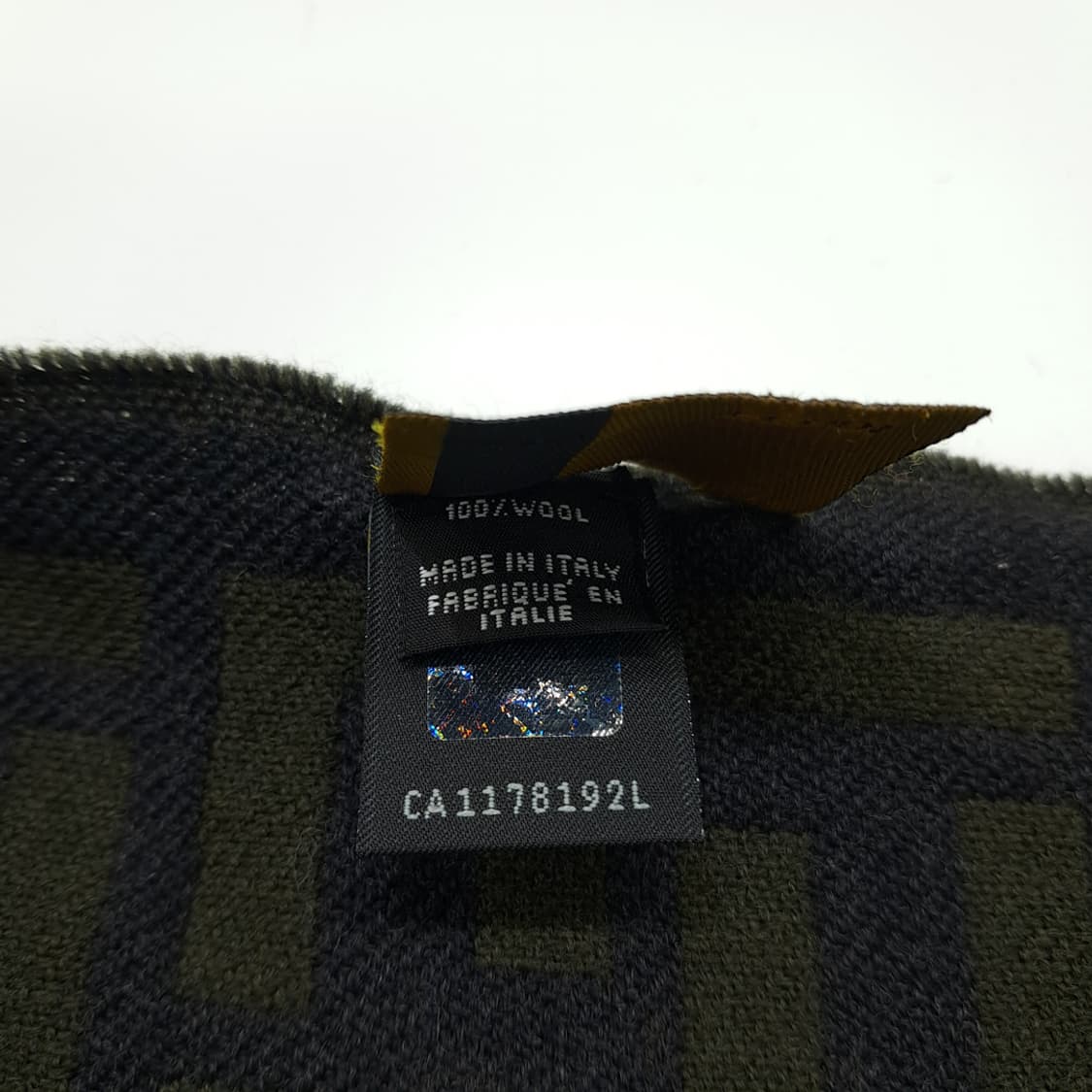 MX240 펜디 FF 모노그램 올리브 울 목도리 머플러 상품이미지5