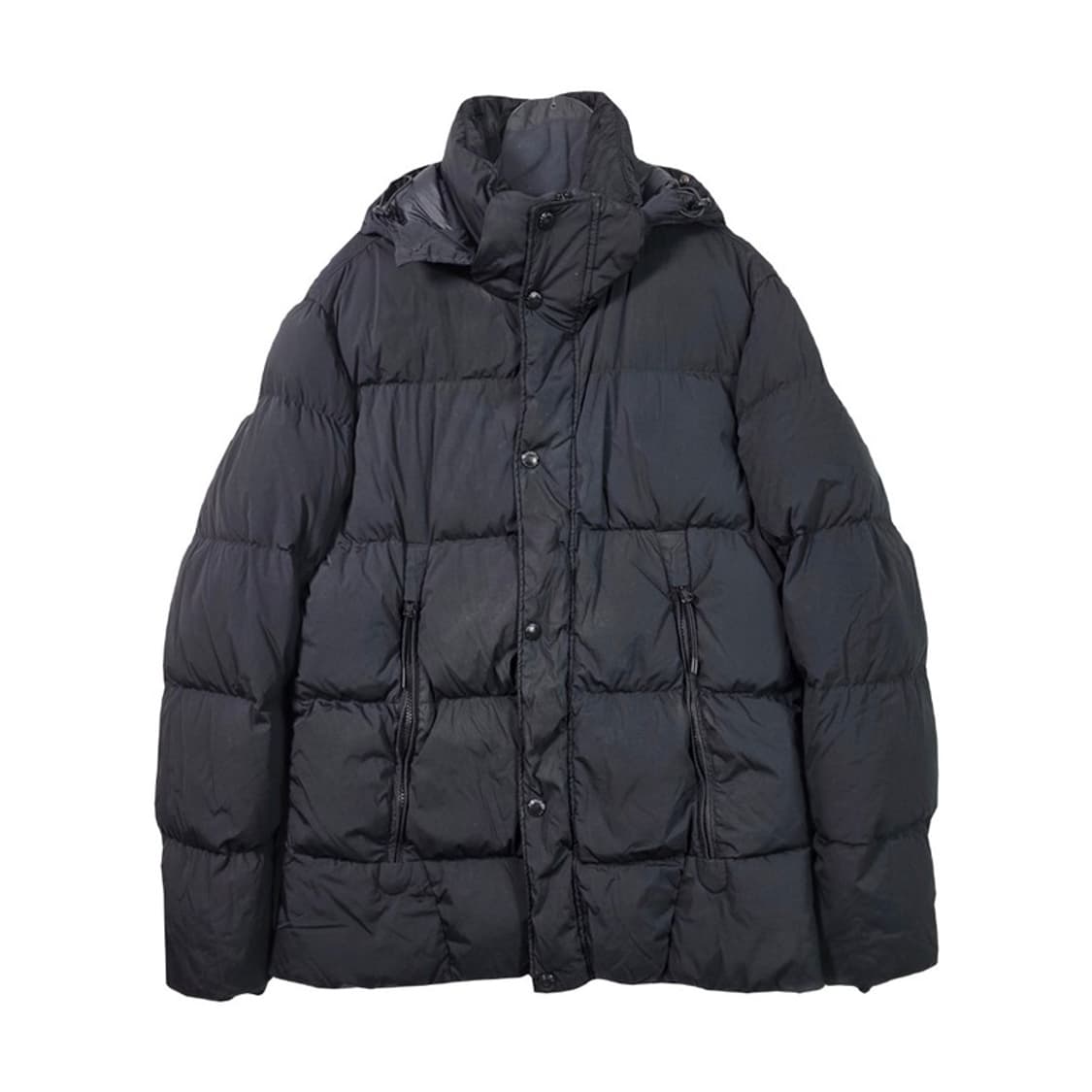 cp컴퍼니 나이크라 NYCRA 고글 후드 다운 패딩 블랙 L 상품이미지1